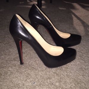 Christian Louboutins with hidden platform fits 7.5
